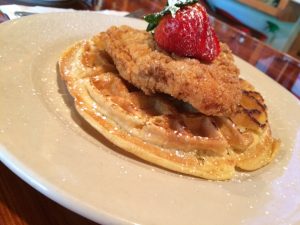 Beans at Betton, chicken and waffle